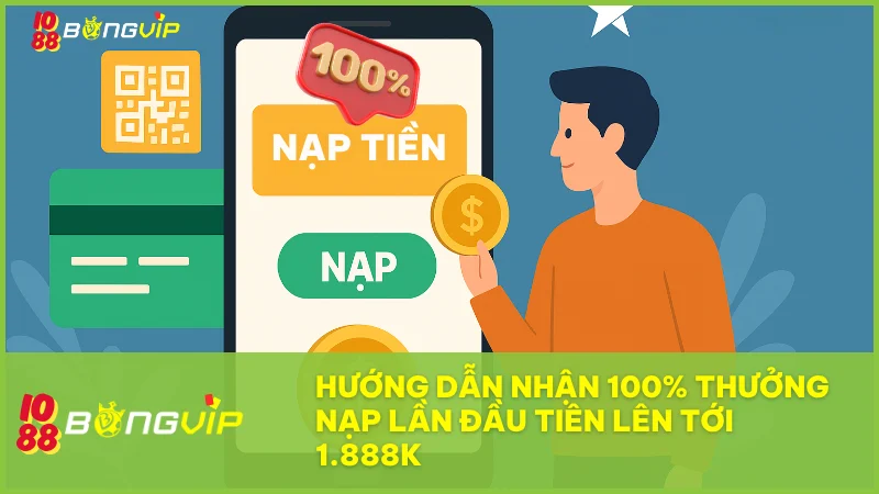 BongVip IO88 | 100% Thưởng nạp lần đầu tiên – Rực lửa khai màn cùng tân thủ